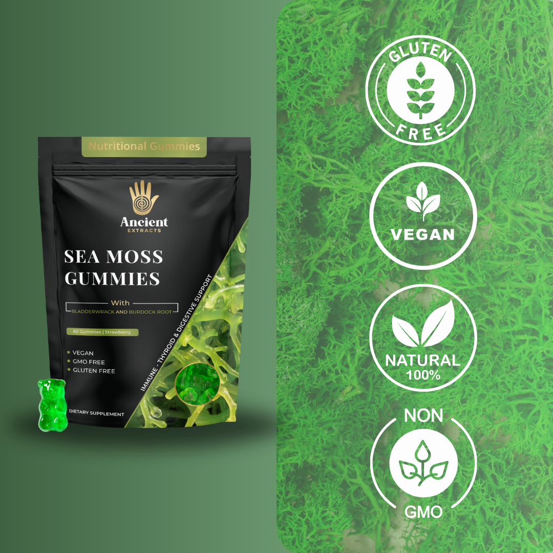 Organic Sea Moss Gummies Apple Flavour