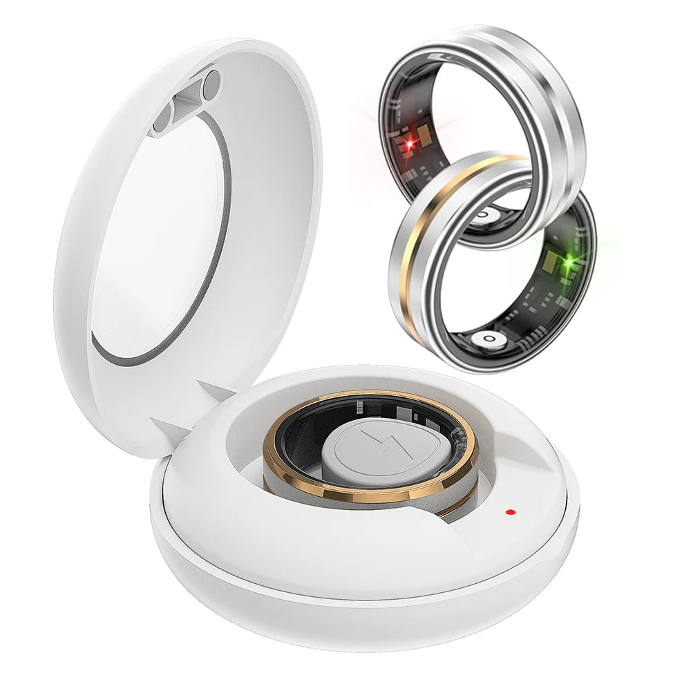 SR03 Smart Health Ring With Charging Case