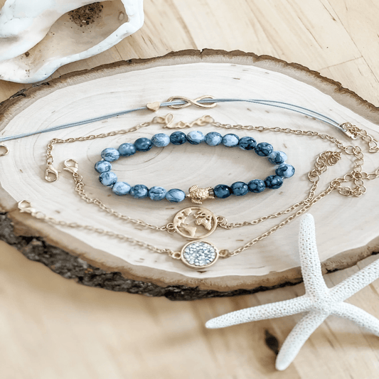 "Ocean World" 5-Piece Bracelet Set