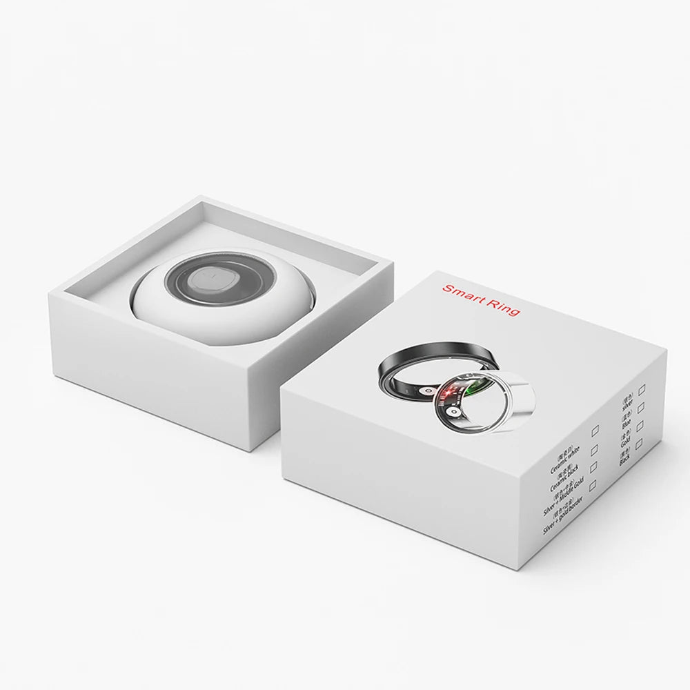 SR03 Smart Health Ring With Charging Case